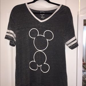 Burnout Mickey Mouse Graphic Tee